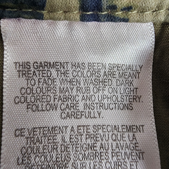 Tommy Bahama Don't Leaf Me Now Boracay Slim Boyfriend Pants Olive Size 4 - Picture 16 of 16